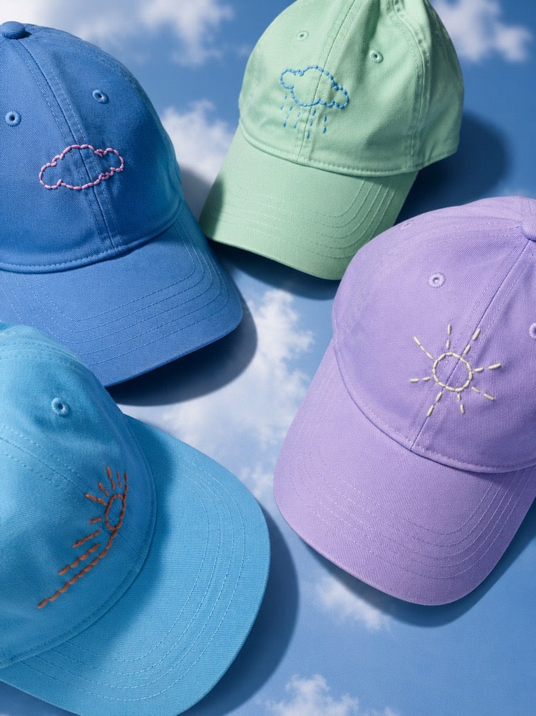 Hand Embroidered Sunshine Hats Kids