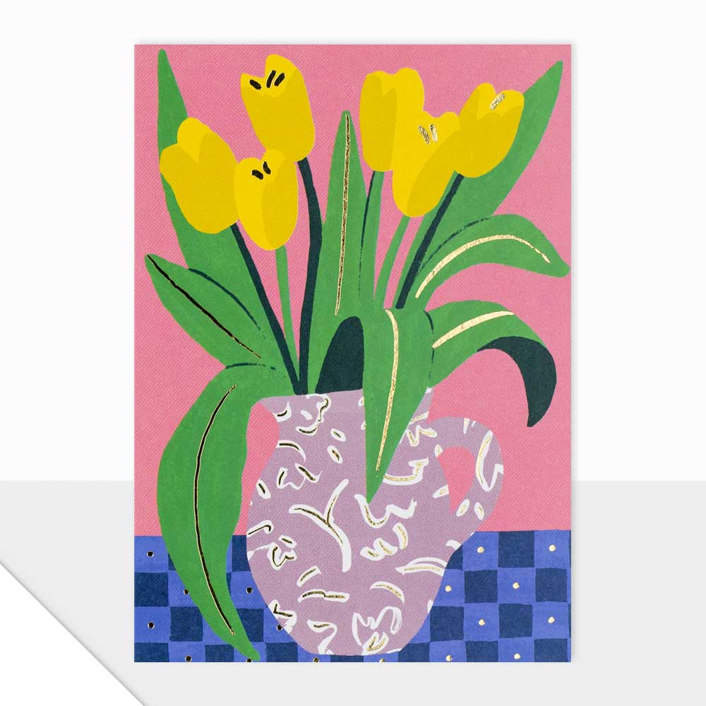 Tulips in Vase Card