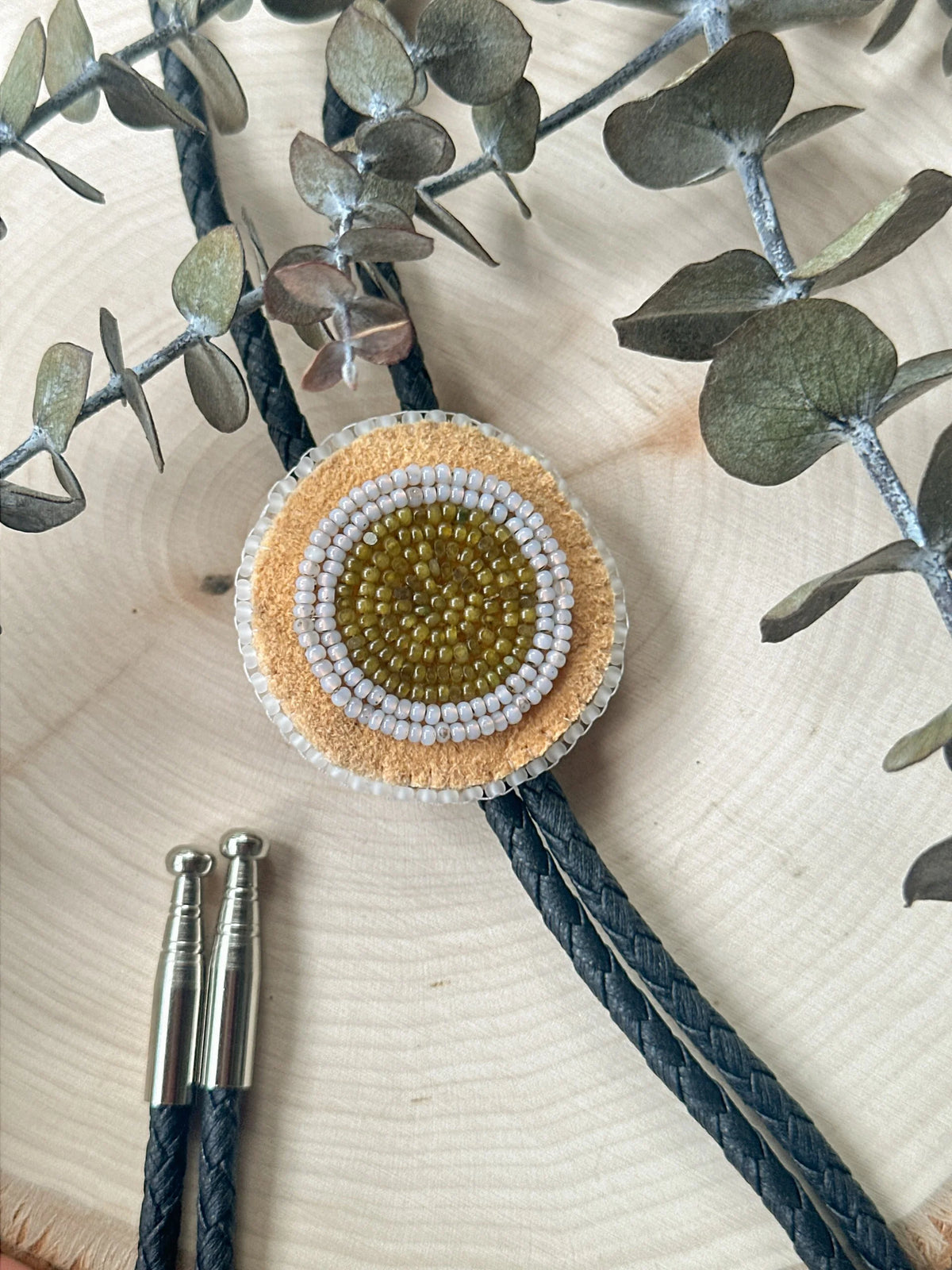 Lichen Bolo Tie