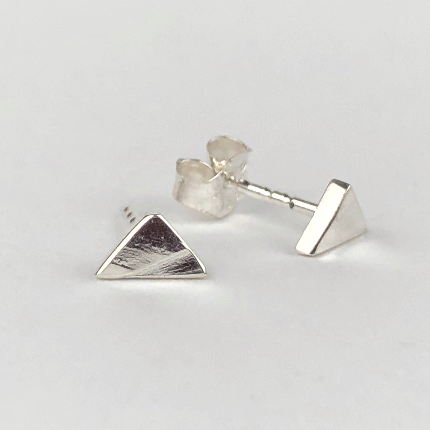 Textured Triangle Studs