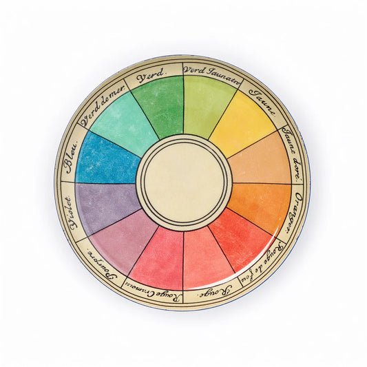 Cercle Chromatique Medium Round Enamel Tray