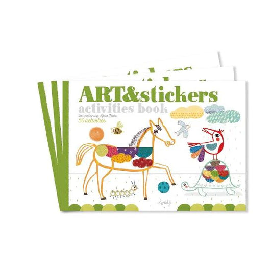 Art & Stickers Activities Book