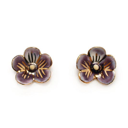 New Brunswick Purple Violet Earrings