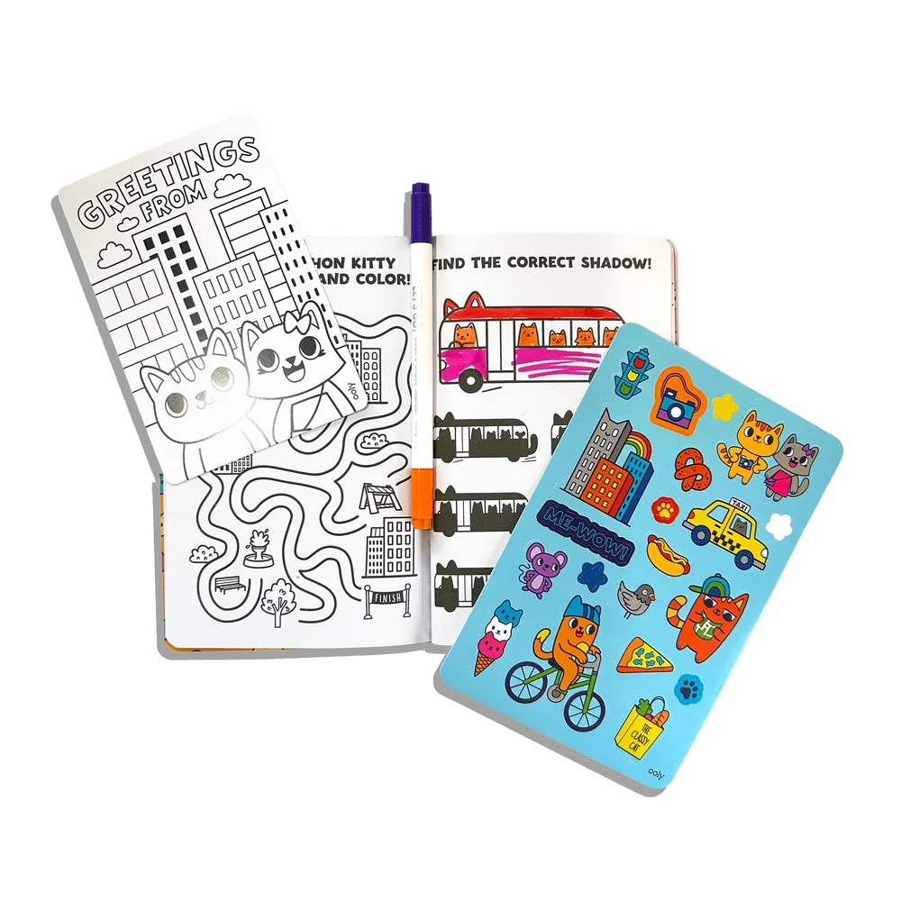 Let's Go Activity & Coloring Kit