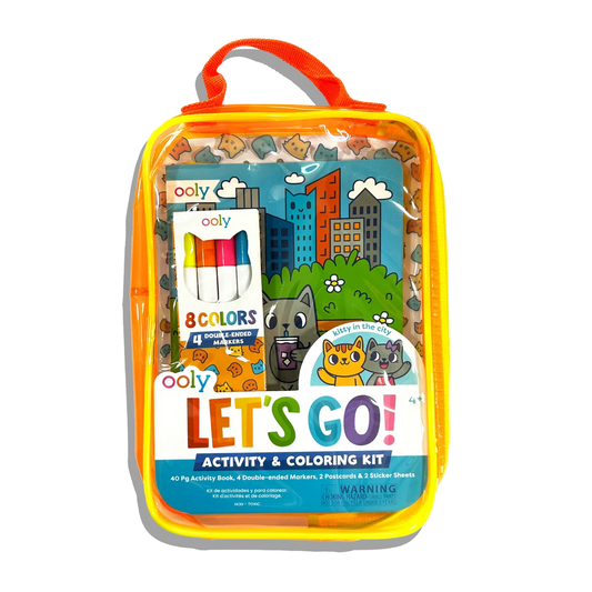 Let's Go Activity & Coloring Kit