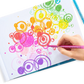 Rainbow Sparkle Glitter Markers Set of 15