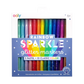 Rainbow Sparkle Glitter Markers Set of 15