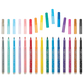 Rainbow Sparkle Glitter Markers Set of 15