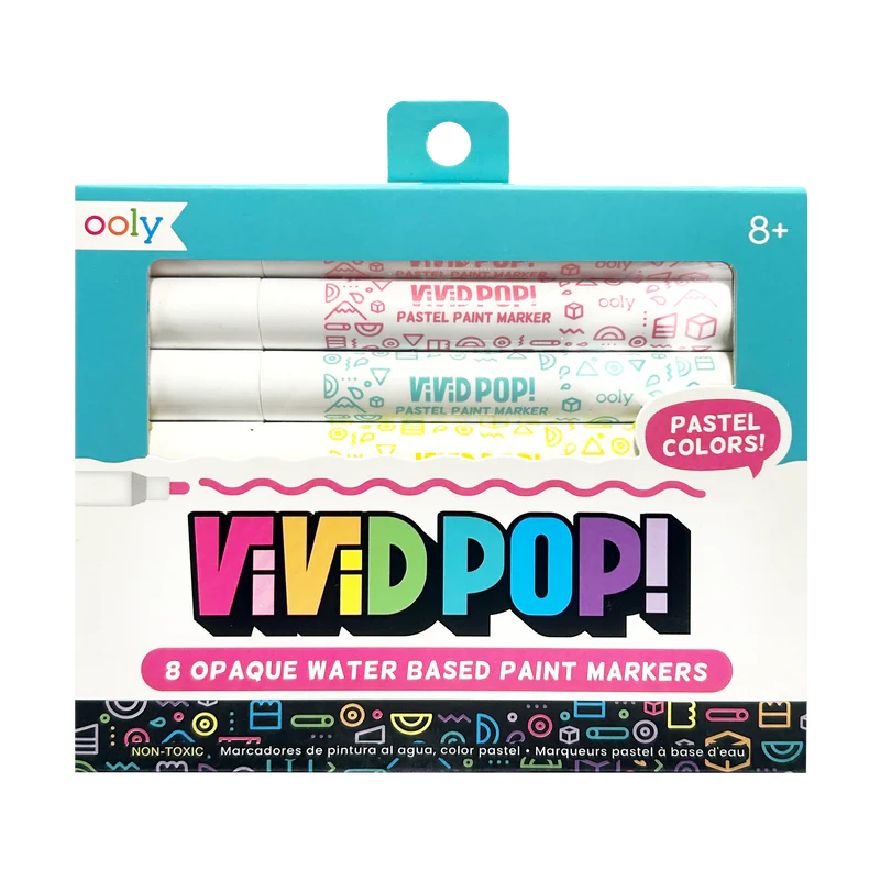 Vivid Pop! Water Based Paint Markers Pastel