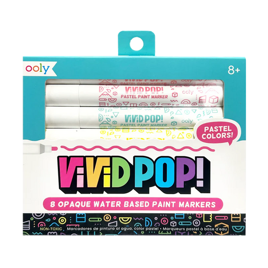 Vivid Pop! Water Based Paint Markers Pastel