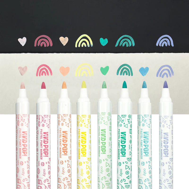 Vivid Pop! Water Based Paint Markers Pastel