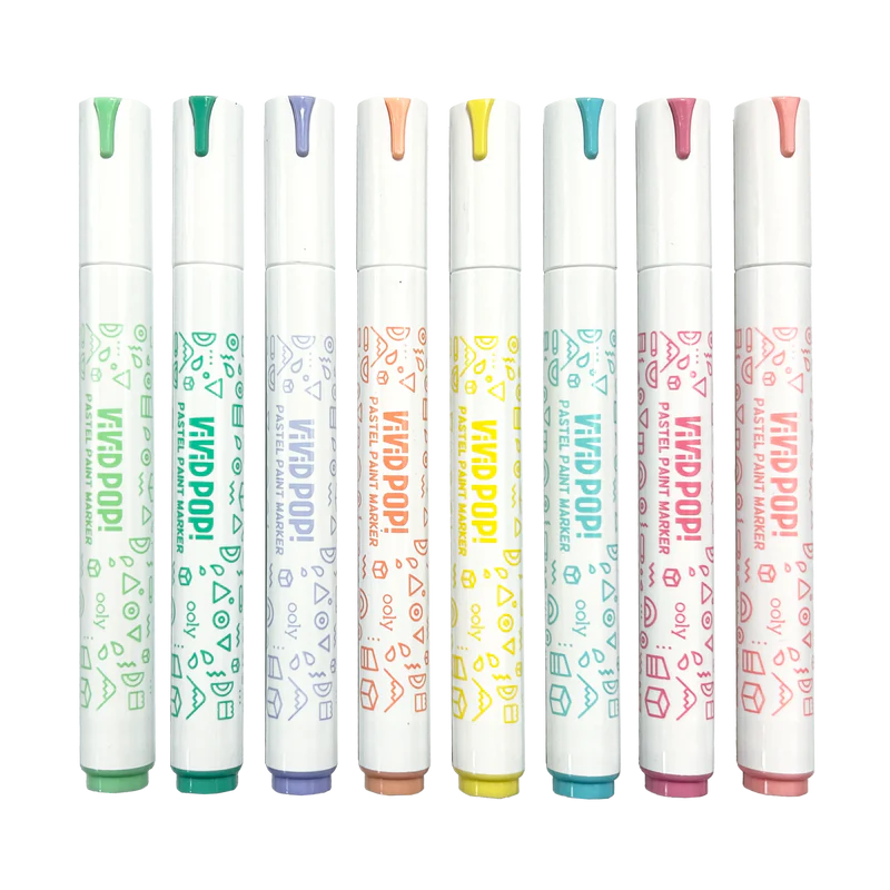 Vivid Pop! Water Based Paint Markers Pastel