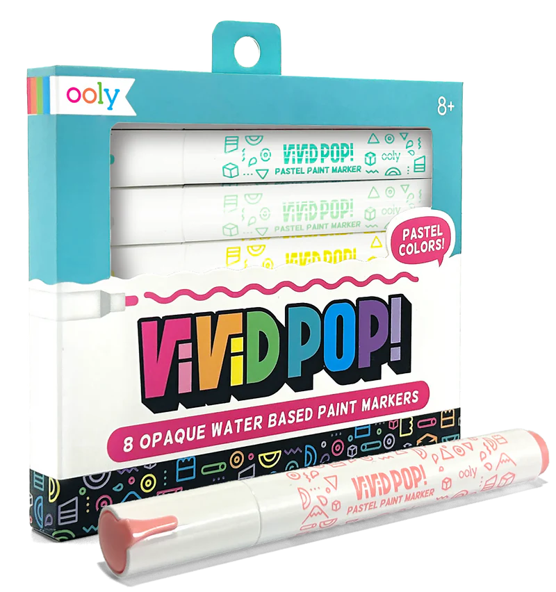 Vivid Pop! Water Based Paint Markers Pastel