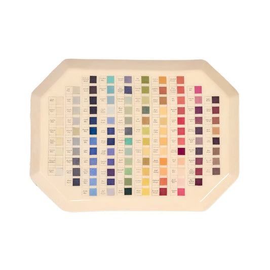 Werner's Nomenclature of Colours Octagonal Enamel Tray