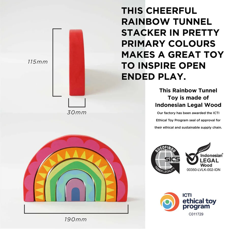 Rainbow Tunnel Toy