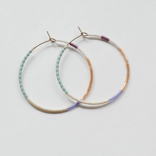Pnina 14KT Gold 1.75" Hoop Earrings