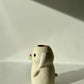 Bear Pawttery White Rabbit Vase