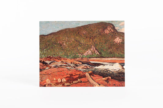 Logs on the Gatineau, J.E.H MacDonald Greeting Card 5x7"