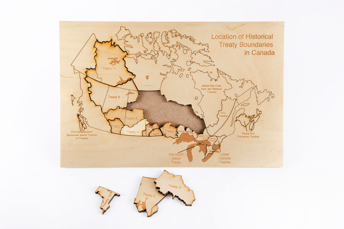 Treaty Map Puzzle Canada