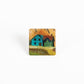 Blue House Pin