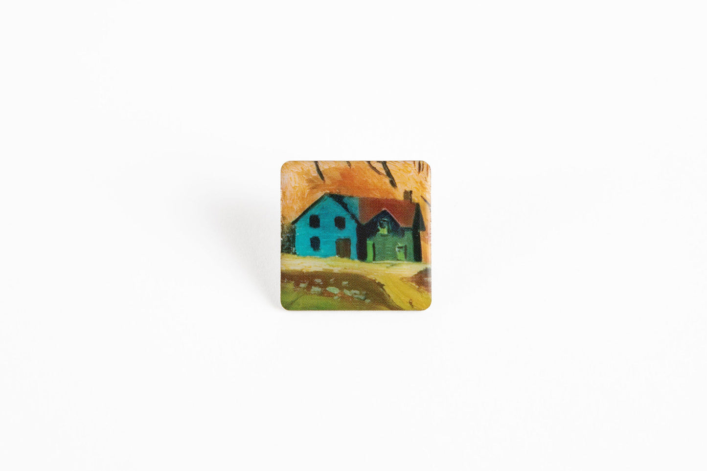 Blue House Pin