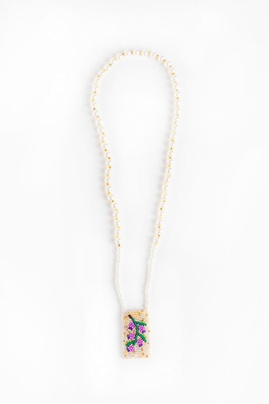 Marcy Friesen Berries Pearl Necklace
