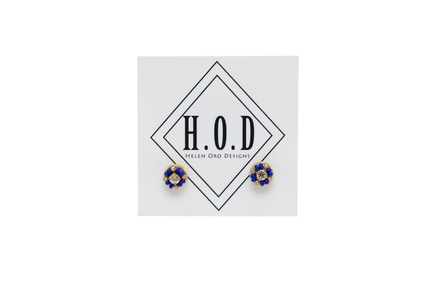 Helen Oro Designs Small Round Stud