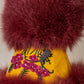 Beaded Mittens Fireweed and Spruce Bug Small