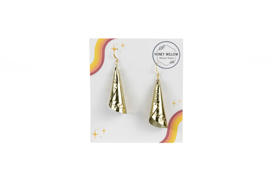 Honey Willow Jingle Cone Earrings