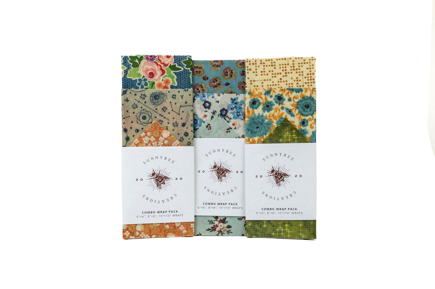 Sunnybee Creations Combo Beeswax Wraps