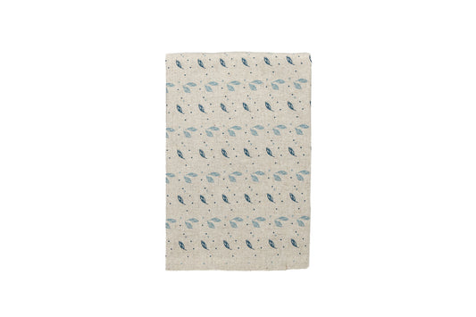 Blue Leaf Tea Towel