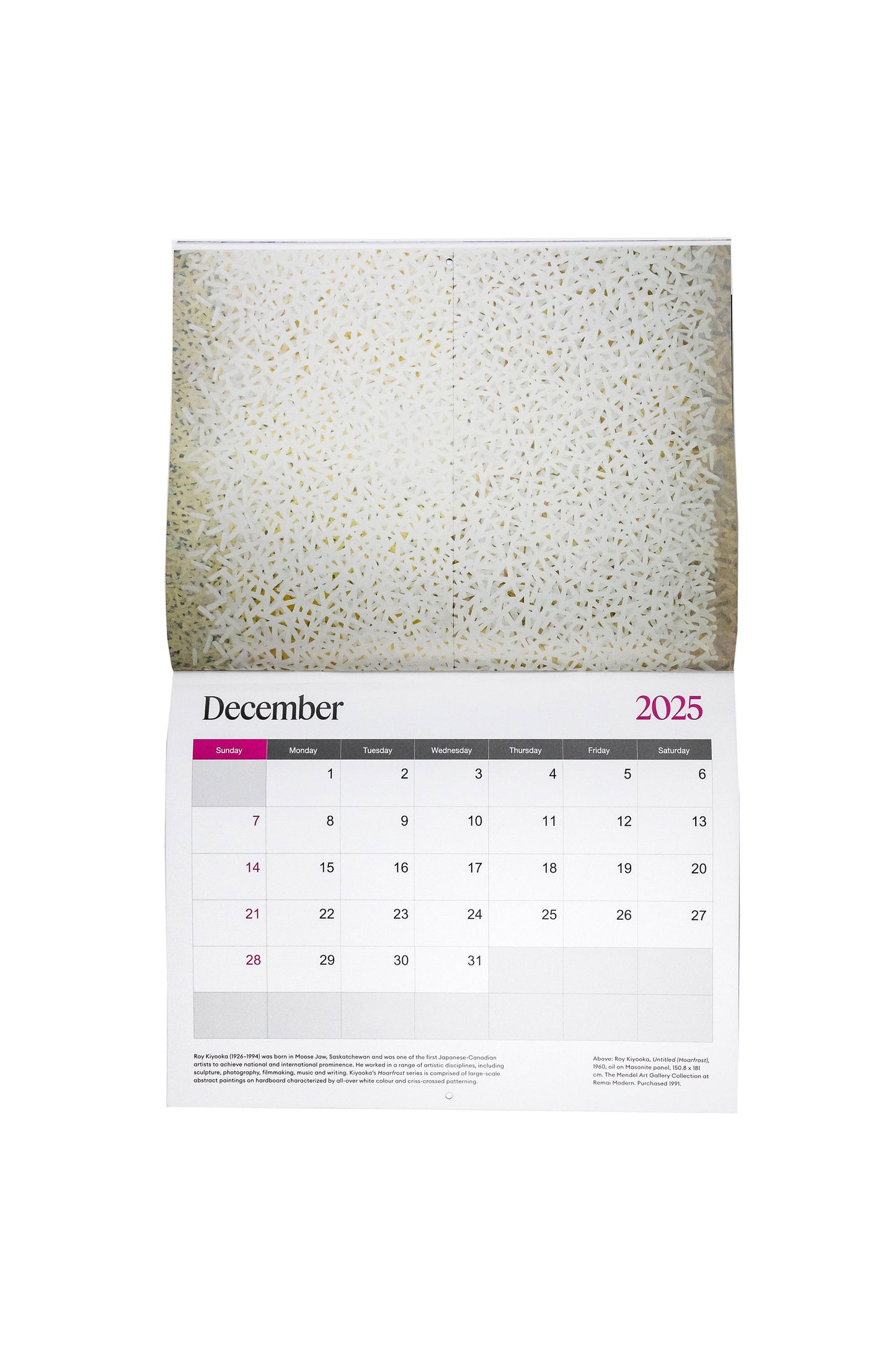 Remai Modern Collection Calendar 2025