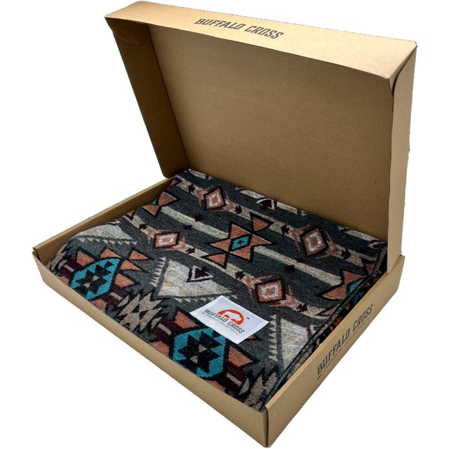 Turquoise Star Throw