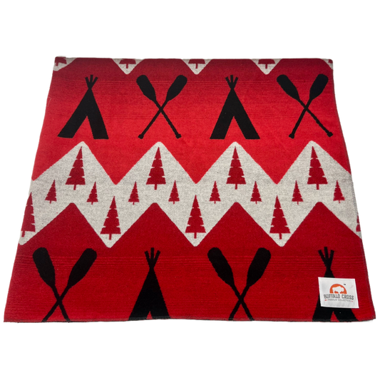 Buffalo Cross Journey Home Throw Mihkwaw