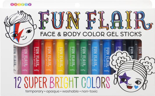Fun Flair Face and Body Gel Sticks