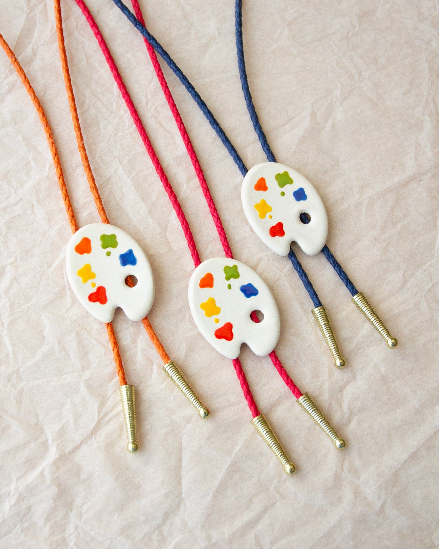 Paint Palette Bolo Tie