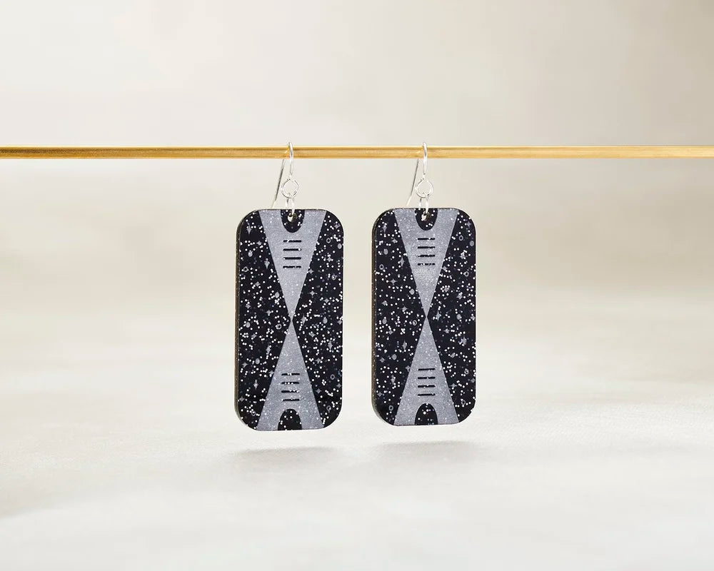 Tipi Morning and Night Sky Earrings