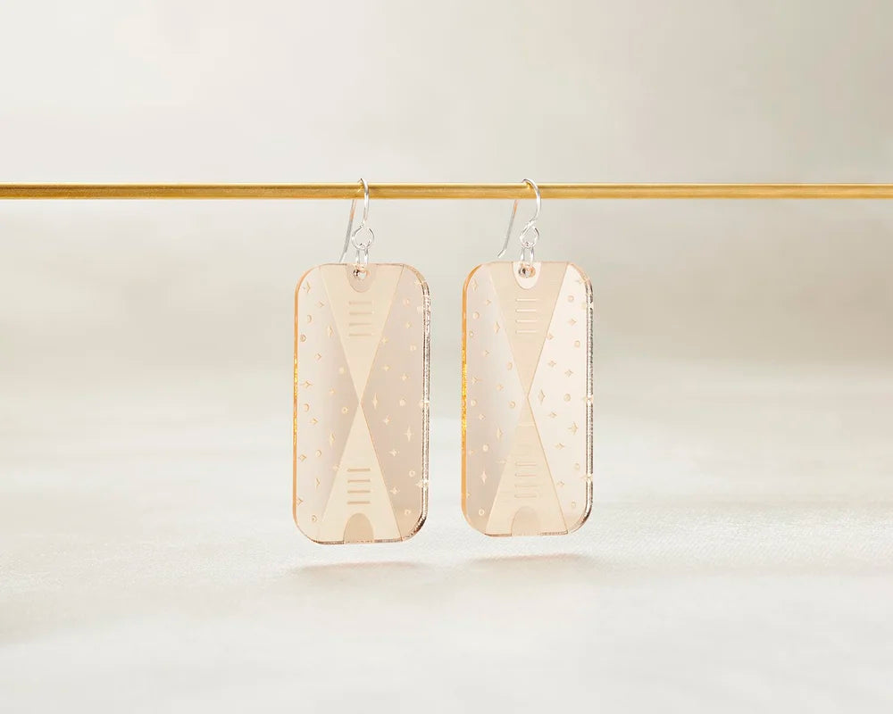 Tipi Morning and Night Sky Earrings