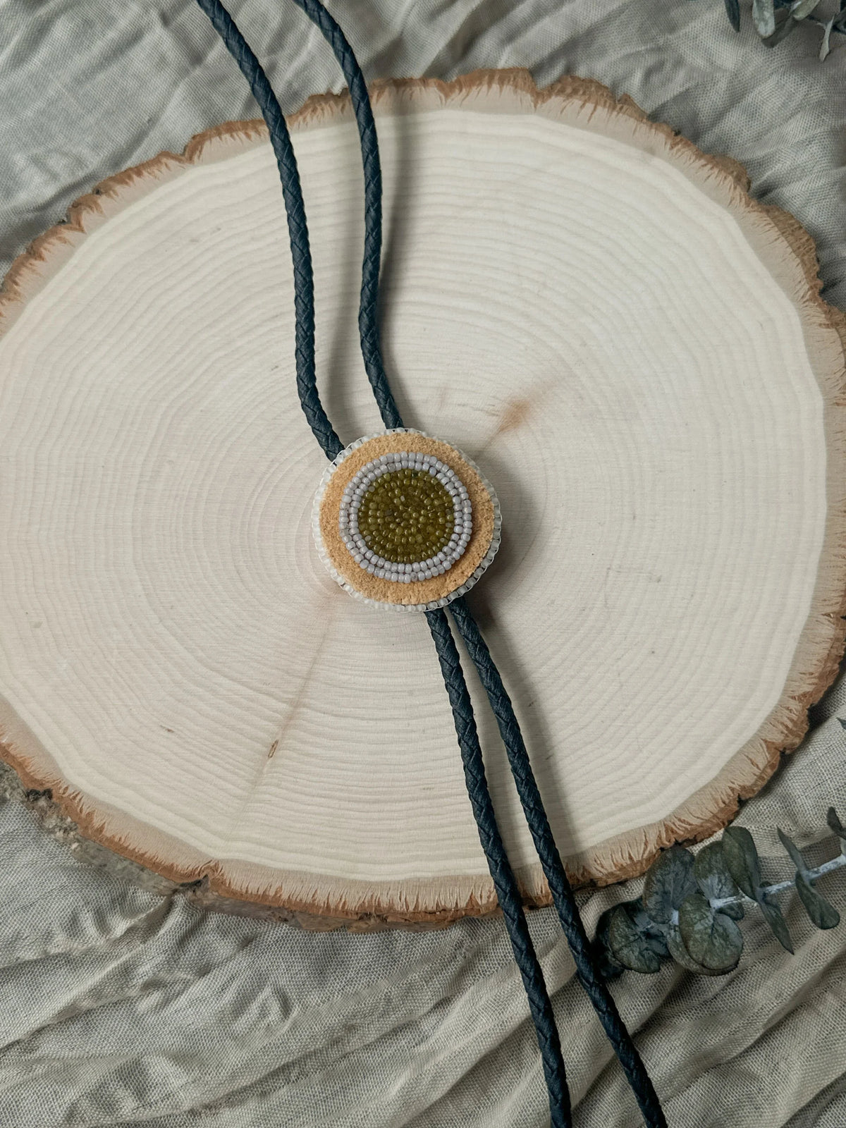 Lichen Bolo Tie