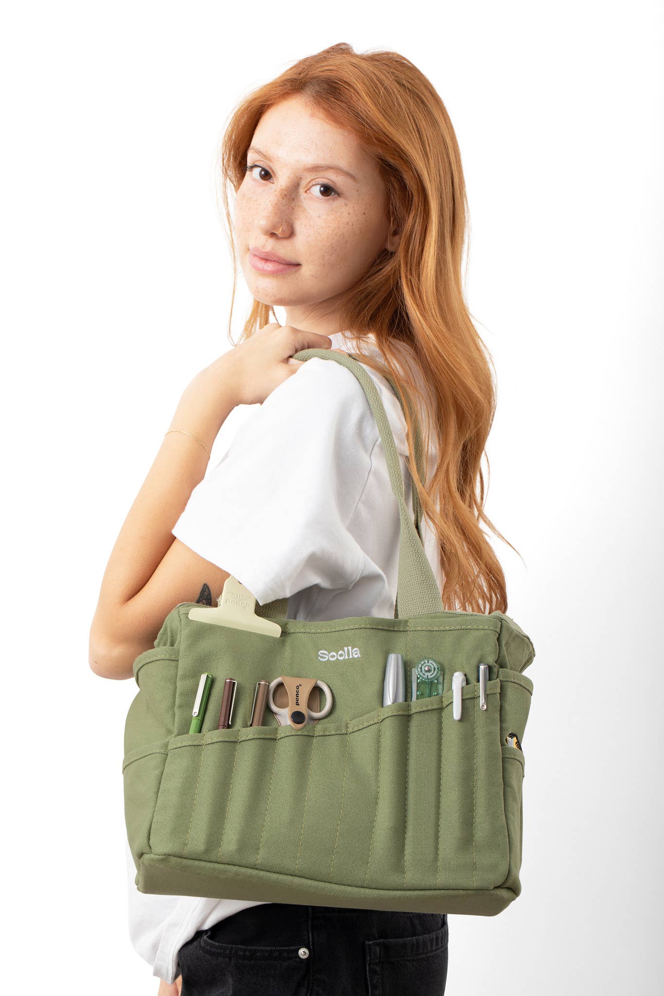 Soolla Studio Artist Bag, Boho Beige, Tool Bag Tote