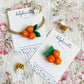 Clementine Orange Hair Clip