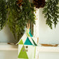 Holiday Fabric House Luminary: Stockings (black)