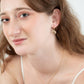 Rainbow Hoop Earrings: Silver