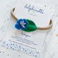 Blue Larkspur Baby Headband