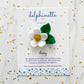 Daisy Hair Tie l April Birth Month Flower