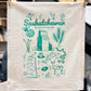 Saskatchewan Commemorative Organic Tea Towel - 20x24