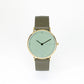 Green, Sage & Gold Watch