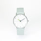 Pale Grey-Blue & White Watch