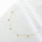 Primrose Necklace: Green / Gold Filled