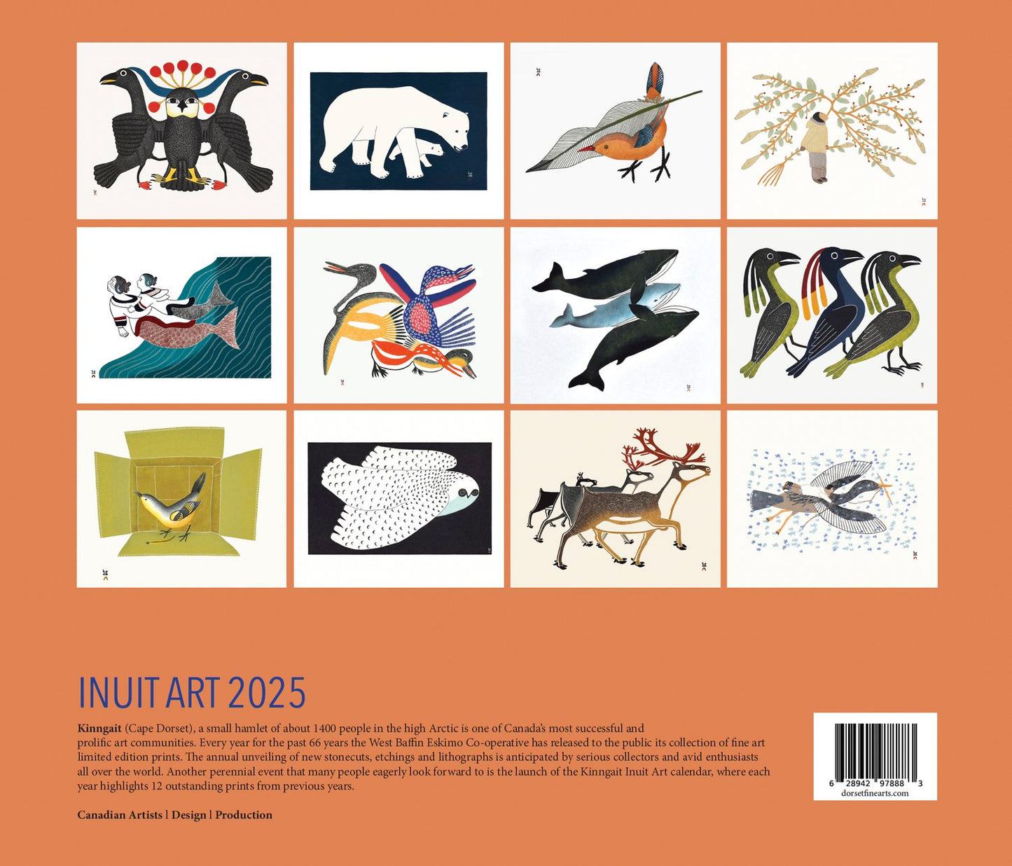 Inuit Art Calendart 2025